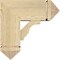 Ekena Millwork Balboa Arts and Crafts Rough Sawn Bracket w/ Offset Brace, Douglas Fir, 8"W x 18"D x 18"H BKT0806X18X18BOA03RDF - alternate 4